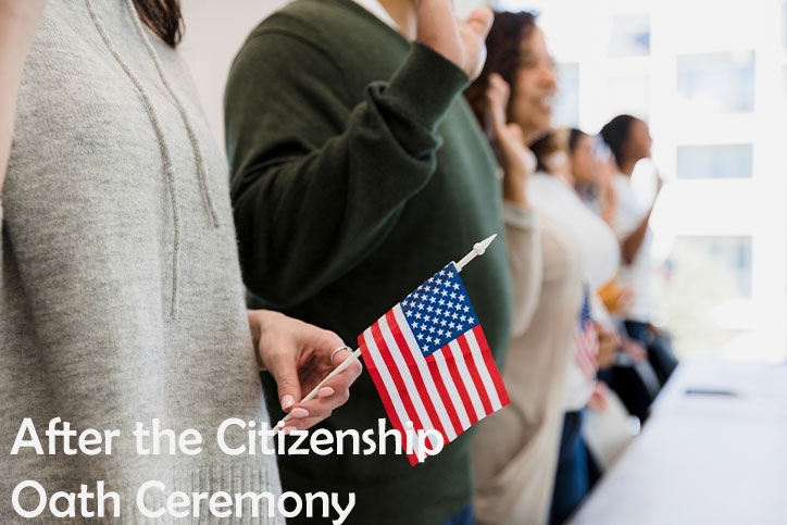 After the Citizenship Oath Ceremony