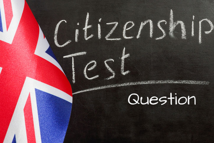 Citizenship test question