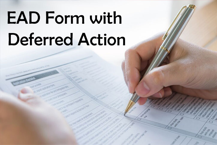 EAD Form with Deferred Action