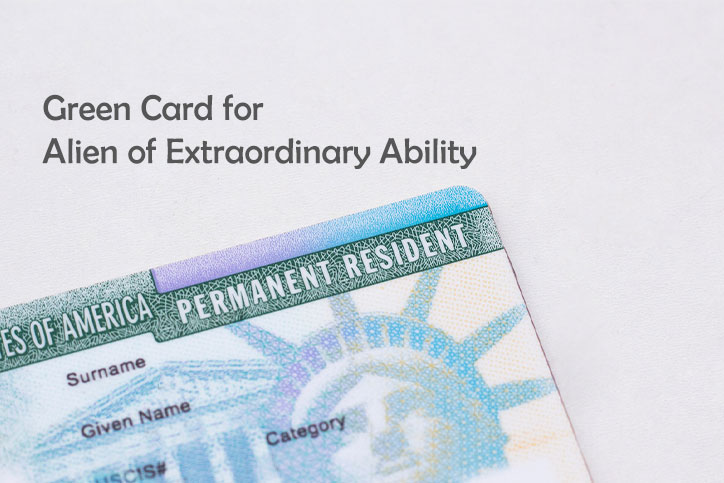 Green Card for Alien of Extraordinary Ability