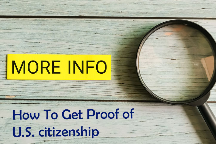 How To Get Proof of U.S. citizenship