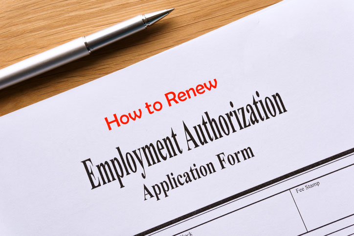 How to Renew Employment Authorization Document