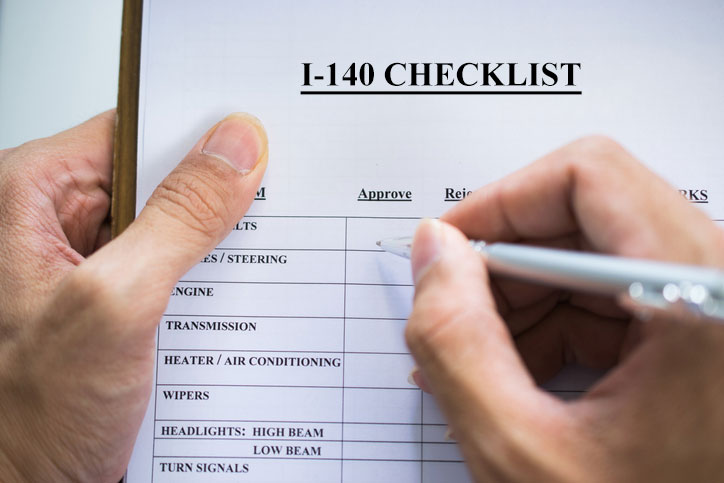 I-140 checklist