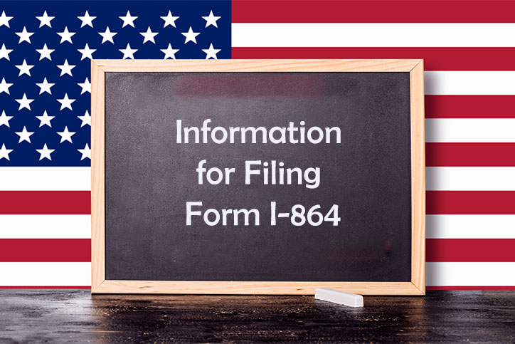 Information for Filing Form I-864